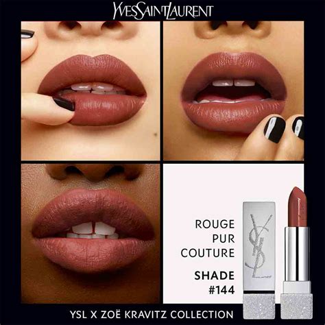 yves saint laurent x zoe kravitz rouge pur couture lipstick|ROUGE PUR COUTURE YSL X ZOË KRAVITZ.